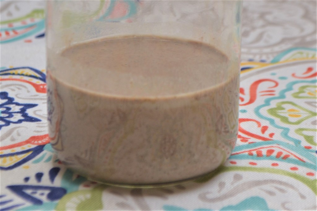 chia pudding setting up